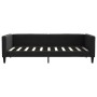 Sofá cama con colchón tela negro 90x190 cm de vidaXL, Camas y somieres - Ref: Foro24-3196572, Precio: 336,95 €, Descuento: %