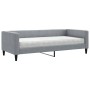 Sofá cama con colchón tela gris claro 90x200 cm de vidaXL, Camas y somieres - Ref: Foro24-3196560, Precio: 297,41 €, Descuent...