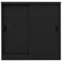 Office cabinet with sliding door black steel 90x40x90cm by vidaXL, Lockers and storage cabinets - Ref: Foro24-335952, Price: ...
