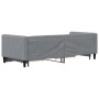 Trundle sofa bed with drawers light gray fabric 80x200 cm by vidaXL, Beds and slatted bases - Ref: Foro24-3196609, Price: 282...