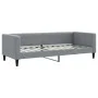 Trundle sofa bed with drawers light gray fabric 80x200 cm by vidaXL, Beds and slatted bases - Ref: Foro24-3196609, Price: 282...