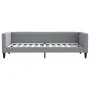 Trundle sofa bed with drawers light gray fabric 80x200 cm by vidaXL, Beds and slatted bases - Ref: Foro24-3196609, Price: 282...