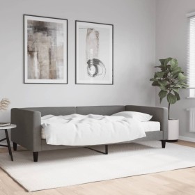 Schlafsofa mit dunkelgrauer Stoffmatratze 100x200 cm von vidaXL, Betten und Lattenroste - Ref: Foro24-3196566, Preis: 294,64 ...