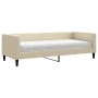 Sofa bed with cream fabric mattress 80x200 cm by vidaXL, Beds and slatted bases - Ref: Foro24-3196559, Price: 313,64 €, Disco...