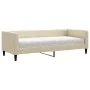 Sofa bed with cream fabric mattress 80x200 cm by vidaXL, Beds and slatted bases - Ref: Foro24-3196559, Price: 307,41 €, Disco...