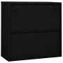 Office cabinet with sliding door black steel 90x40x90cm by vidaXL, Lockers and storage cabinets - Ref: Foro24-335952, Price: ...