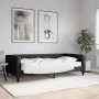 Sofá cama con colchón tela negro 100x200 cm de vidaXL, Camas y somieres - Ref: Foro24-3196567, Precio: 366,65 €, Descuento: %