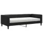Sofá cama con colchón tela negro 100x200 cm de vidaXL, Camas y somieres - Ref: Foro24-3196567, Precio: 366,65 €, Descuento: %