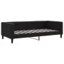 Sofá cama con colchón tela negro 100x200 cm de vidaXL, Camas y somieres - Ref: Foro24-3196567, Precio: 366,65 €, Descuento: %