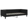 Sofa bed with black fabric mattress 100x200 cm by vidaXL, Beds and slatted bases - Ref: Foro24-3196567, Price: 336,96 €, Disc...