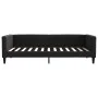 Sofá cama con colchón tela negro 100x200 cm de vidaXL, Camas y somieres - Ref: Foro24-3196567, Precio: 366,65 €, Descuento: %