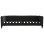 Sofa bed with black fabric mattress 100x200 cm by vidaXL, Beds and slatted bases - Ref: Foro24-3196567, Price: 336,96 €, Disc...