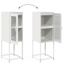 Aparador de acero laminado en frío blanco 36x39x107 cm
