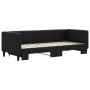 Black fabric trundle sofa bed 80x200 cm by vidaXL, Beds and slatted bases - Ref: Foro24-3196575, Price: 244,54 €, Discount: %
