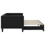 Black fabric trundle sofa bed 80x200 cm by vidaXL, Beds and slatted bases - Ref: Foro24-3196575, Price: 244,54 €, Discount: %
