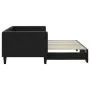 Black fabric trundle sofa bed 80x200 cm by vidaXL, Beds and slatted bases - Ref: Foro24-3196575, Price: 240,56 €, Discount: %