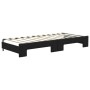 Black fabric trundle sofa bed 80x200 cm by vidaXL, Beds and slatted bases - Ref: Foro24-3196575, Price: 244,54 €, Discount: %