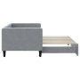Sofá cama nido tela gris claro 80x200 cm de vidaXL, Camas y somieres - Ref: Foro24-3196573, Precio: 242,83 €, Descuento: %