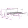Trundle sofa bed light gray fabric 80x200 cm by vidaXL, Beds and slatted bases - Ref: Foro24-3196573, Price: 242,27 €, Discou...