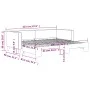 Trundle sofa bed light gray fabric 80x200 cm by vidaXL, Beds and slatted bases - Ref: Foro24-3196573, Price: 242,04 €, Discou...