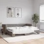 Sofá cama nido tela gris taupe 80x200 cm de vidaXL, Camas y somieres - Ref: Foro24-3196576, Precio: 241,29 €, Descuento: %