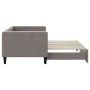 Trundle sofa bed taupe gray fabric 80x200 cm by vidaXL, Beds and slatted bases - Ref: Foro24-3196576, Price: 209,44 €, Discou...