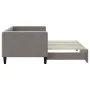 Trundle sofa bed taupe gray fabric 80x200 cm by vidaXL, Beds and slatted bases - Ref: Foro24-3196576, Price: 242,01 €, Discou...