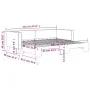 Trundle sofa bed taupe gray fabric 80x200 cm by vidaXL, Beds and slatted bases - Ref: Foro24-3196576, Price: 242,01 €, Discou...