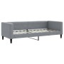 Trundle sofa bed with drawers light gray fabric 80x200 cm by vidaXL, Beds and slatted bases - Ref: Foro24-3196627, Price: 471...