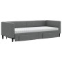 Sofá cama nido con cajones tela gris oscuro 80x200 cm de vidaXL, Camas y somieres - Ref: Foro24-3196628, Precio: 450,25 €, De...