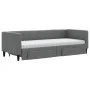Trundle sofa bed with drawers dark gray fabric 80x200 cm by vidaXL, Beds and slatted bases - Ref: Foro24-3196628, Price: 450,...