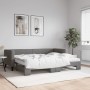 Trundle sofa bed with dark gray fabric mattress 80x200 cm by vidaXL, Beds and slatted bases - Ref: Foro24-3196592, Price: 413...