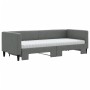 Trundle sofa bed with dark gray fabric mattress 80x200 cm by vidaXL, Beds and slatted bases - Ref: Foro24-3196592, Price: 413...