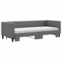 Trundle sofa bed with dark gray fabric mattress 80x200 cm by vidaXL, Beds and slatted bases - Ref: Foro24-3196592, Price: 414...