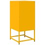 Mesita de noche acero laminado en frío amarillo 36x39x78 cm en Aparadores | Comprar online en Foro24