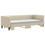 Sofá cama nido con colchón tela crema 80x200 cm de vidaXL, Camas y somieres - Ref: Foro24-3196595, Precio: 415,47 €, Descuent...