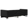 Trundle sofa bed with drawers black fabric 80x200 cm by vidaXL, Beds and slatted bases - Ref: Foro24-3196611, Price: 285,45 €...