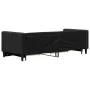 Trundle sofa bed with drawers black fabric 80x200 cm by vidaXL, Beds and slatted bases - Ref: Foro24-3196611, Price: 281,52 €...
