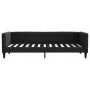 Trundle sofa bed with drawers black fabric 80x200 cm by vidaXL, Beds and slatted bases - Ref: Foro24-3196611, Price: 281,52 €...