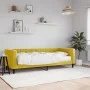 Schlafsofa mit gelber Samtmatratze 80x200 cm von vidaXL, Betten und Lattenroste - Ref: Foro24-3196665, Preis: 302,17 €, Rabat...