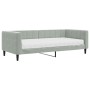 Schlafsofa mit hellgrauer Samtmatratze 90x200 cm von vidaXL, Betten und Lattenroste - Ref: Foro24-3196667, Preis: 317,46 €, R...