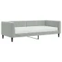 Schlafsofa mit hellgrauer Samtmatratze 90x200 cm von vidaXL, Betten und Lattenroste - Ref: Foro24-3196667, Preis: 329,17 €, R...