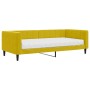 Schlafsofa mit gelber Samtmatratze 90x200 cm von vidaXL, Betten und Lattenroste - Ref: Foro24-3196672, Preis: 315,36 €, Rabat...