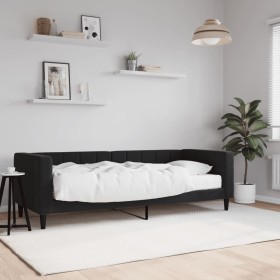 Schlafsofa mit schwarzer Samtmatratze 80x200 cm von vidaXL, Betten und Lattenroste - Ref: Foro24-3196664, Preis: 331,10 €, Ra...