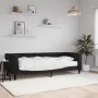 Sofá cama con colchón terciopelo negro 80x200 cm de vidaXL, Camas y somieres - Ref: Foro24-3196664, Precio: 325,61 €, Descuen...