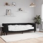 Sofá cama con colchón terciopelo negro 80x200 cm de vidaXL, Camas y somieres - Ref: Foro24-3196664, Precio: 331,10 €, Descuen...