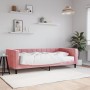 Sofá cama con colchón terciopelo rosa 90x200 cm de vidaXL, Camas y somieres - Ref: Foro24-3196670, Precio: 313,12 €, Descuent...