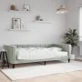 Sofá cama con colchón terciopelo gris claro 100x200 cm de vidaXL, Camas y somieres - Ref: Foro24-3196674, Precio: 376,20 €, D...