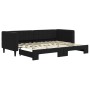 Sofá cama nido terciopelo negro 80x200 cm de vidaXL, Camas y somieres - Ref: Foro24-3196688, Precio: 247,14 €, Descuento: %