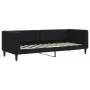 Ausziehbares Schlafsofa aus schwarzem Samt, 80 x 200 cm von vidaXL, Betten und Lattenroste - Ref: Foro24-3196688, Preis: 243,...